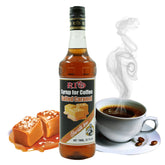 RIO Salted Caramel Cofee Syrup, Barista-Grade Salted Caramel For Cofee Perfect for Lattes & Macchiatos, For Hot & Iced Drinks, Non-GMO, 700ml